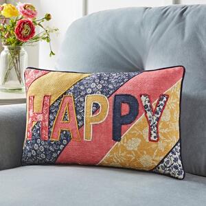 Happy Patchwork Cushion