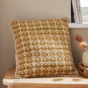 Matalasse Block Print Cotton Square Cushion Cover