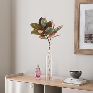Artificial Large Variegated Leaf Stem