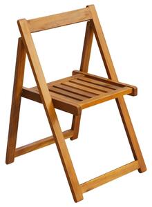 Folding Garden Chairs 2 pcs Solid Acacia Wood