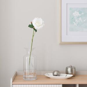 Artificial White Rose Stem