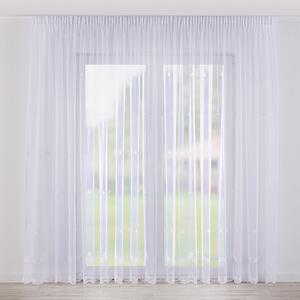 Pencil pleat voile/net curtain