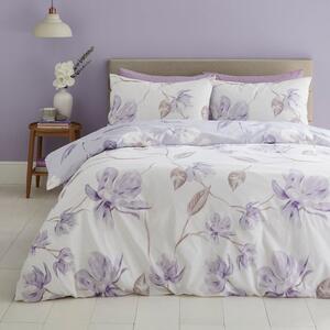 Lois Floral 144 Thread Count Reversible Duvet Cover & Pillowcase Set