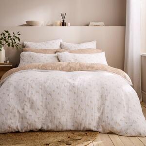 Cotton Muslin Sprig Floral Duvet Cover & Pillowcase Set