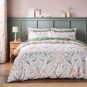 Imi Tulip Floral 144 Thread Count Cotton Duvet Cover & Pillowcase Set