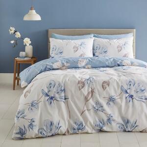 Lois Floral 144 Thread Count Reversible Duvet Cover & Pillowcase Set