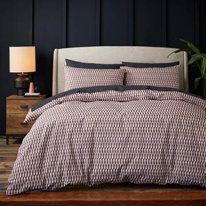 Nils Geometric 144 Thread Count Duvet Cover & Pillowcase Set