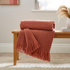 Brushed Boucle Throw Blanket