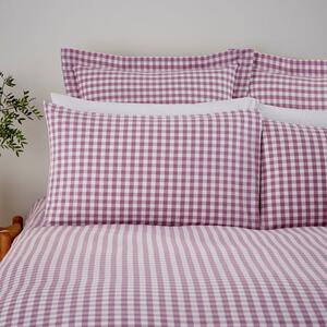 Portloe Gingham Woven Cotton Standard Pillowcase Pair