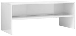 TV Cabinet High Gloss White 100x40x40 cm Engineered Wood