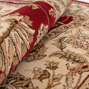 Classical Red Floral Rug - Tirta - Jasmine - 80cm x 150cm