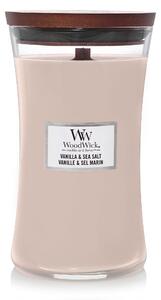 Woodwick Vanilla & Sea Salt Large Hourglass Candle Pink