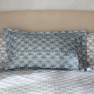 Reflex Pacific Blue Oxford Pillowcase Blue/White