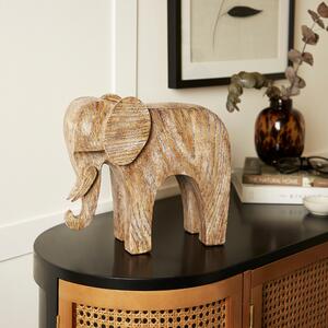 Artisan Wood Effect Elephant Brown