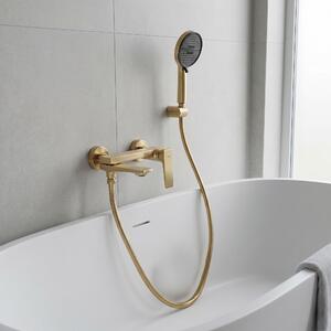 Bath faucet PREMIUM REA Prime Gold Brush