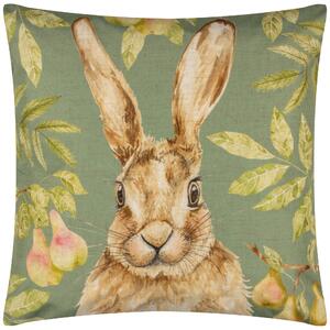 Evans Lichfield Grove Hare Outdoor Cushion Olive