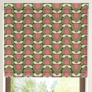 Orla Kiely Striped Tulip Made To Measure Roman Blind Pickel