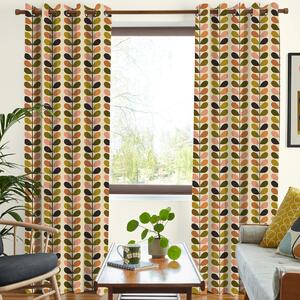 Orla Kiely Multi Stem Made To Measure Curtains Auburn Orange