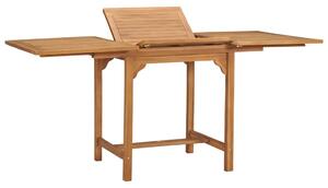 Extending Garden Table (110-160)x80x75cm Solid Teak Wood