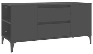 TV Cabinet Black 102x44.5x50 cm Engineered Wood