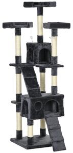 PawHut Cat Tree Scratching House, Activity Play Centre