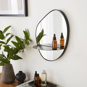 Pebble Mirror with Shelf