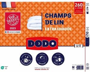 Duvet DODO Champs de Lin 240 x 260 cm White 450 g/m²