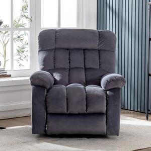 Power Lift Recliner Armchair with Heating Points, Side Pockets, USB Ports, Electric Lounger Sofa Chair for Elderly, 91x81x104 cm, Grey Aosom.UK