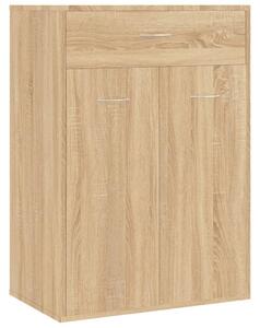 Shoe Cabinet Sonoma Oak 60x35x84 cm Engineered Wood
