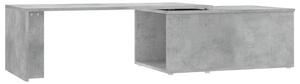 Coffee Table Concrete Grey 150x50x35 cm Engineered Wood
