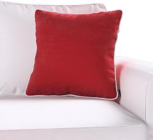 Bella velvet cushion cover with piping