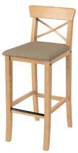 Cover for Ingolf bar chair with upholstered seat