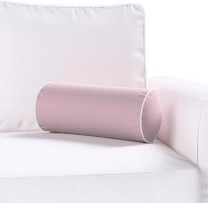 Velvety bolster cushion with piping