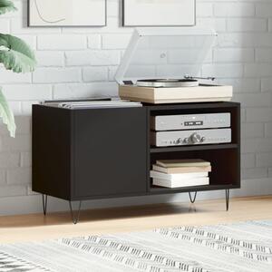 Baina 85cm Wooden Filing Cabinet With 1 Door - Black