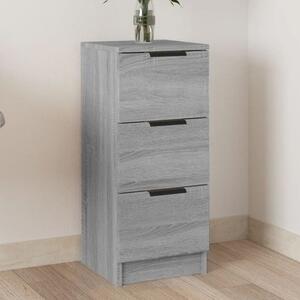 Baina Wooden Chest Of 3 Drawers - Grey Sonoma