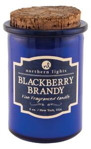 Northern Lights Spirit Blackberry Brandy Jar Candle Blue