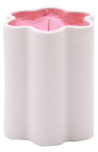 Aromatherapy Co Atelier Flora Vanilla and Peach Blossom Ceramic Candle Pink