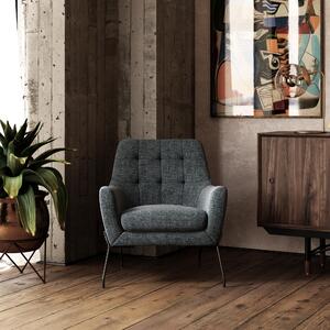 Brayden Fabric Accent Chair Charcoal