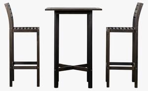 Chillout Two Seater Bar Set Black