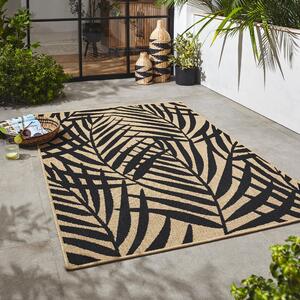 Jungle Leaves Indoor Outdoor Rug Natural