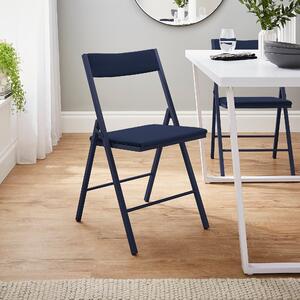 Emily Folding Dining Chair, Velvet