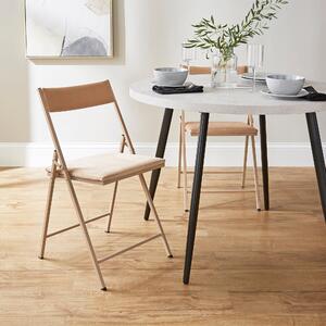 Emily Folding Dining Chair, Velvet