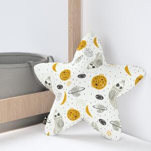 Lucky Star pillow with minky