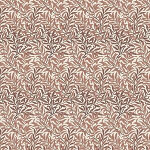 William Morris Willow Bough Digitally Printed Fabric Rust