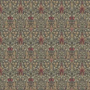 William Morris Snakeshead Digitally Printed Fabric Mocha