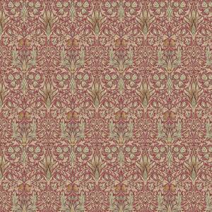 William Morris Snakeshead Digitally Printed Fabric Wine