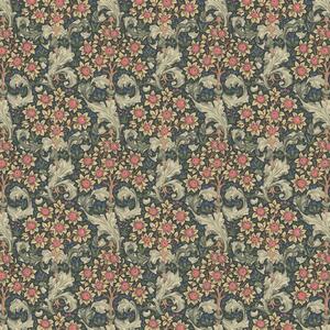 William Morris Orchid Digitally Printed Fabric Nightshade