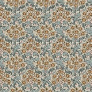 William Morris Orchid Digitally Printed Fabric Tourmaline