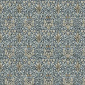 William Morris Snakeshead Digitally Printed Fabric Denim