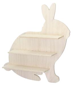 Wooden Rabbit shelf